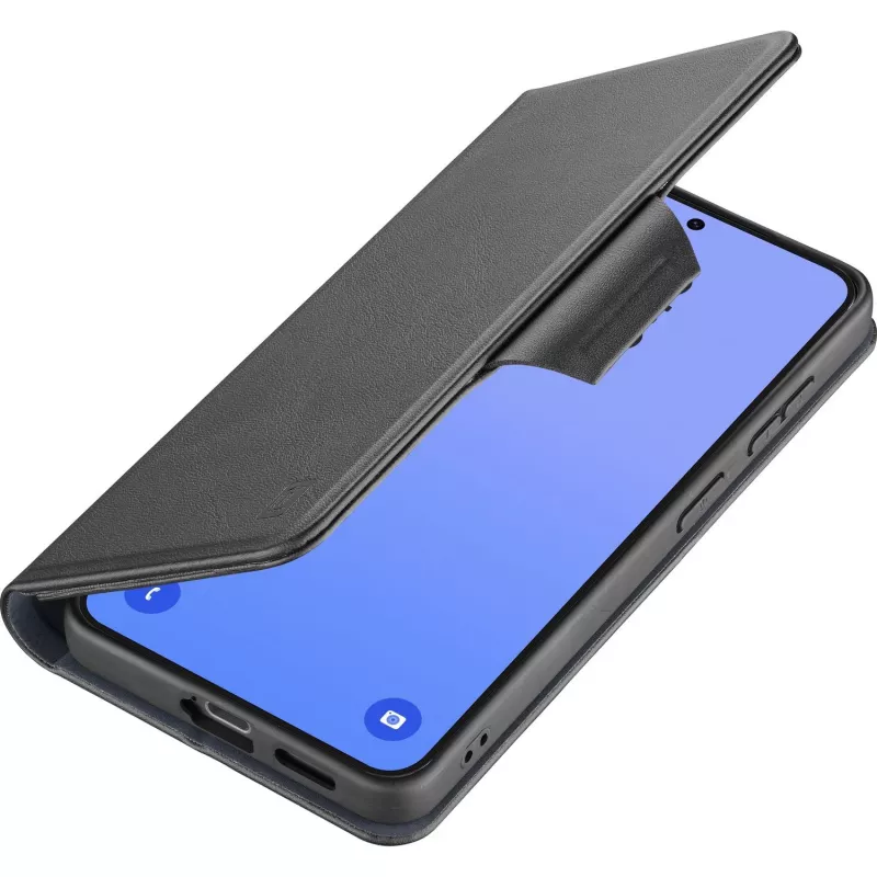 Cellularline Book Agenda - Galaxy S26 Ultra Book-style case with faux leather finish, magnetic closure, RFID protection and stand function.