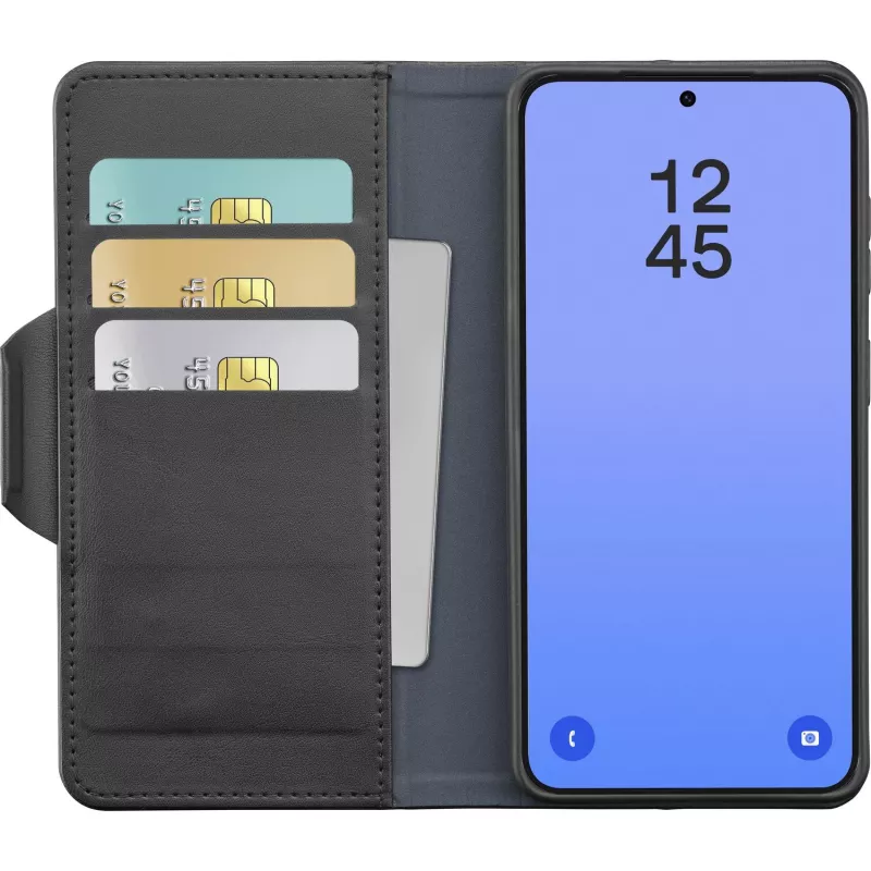 Cellularline Book Agenda - Galaxy S26 Ultra Book-style case with faux leather finish, magnetic closure, RFID protection and stand function.