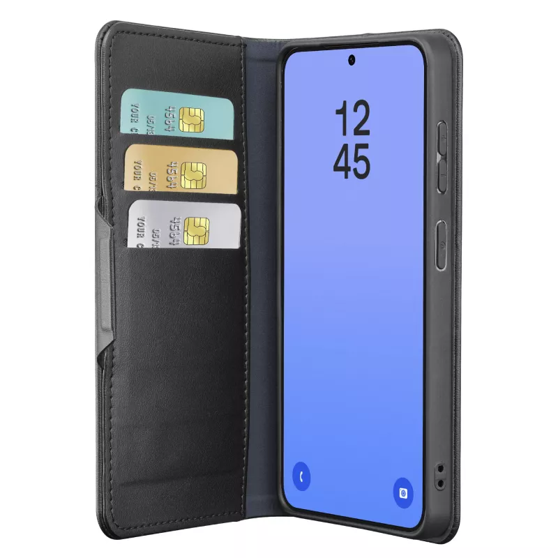 Cellularline Book Agenda - Galaxy S26 Ultra Book-style case with faux leather finish, magnetic closure, RFID protection and stand function.