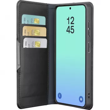 Cellularline Book Agenda - Galaxy S26 Book-style case with faux leather finish, magnetic closure, RFID protection and stand function.