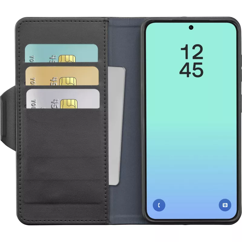 Cellularline Book Agenda - Galaxy S26 Book-style case with faux leather finish, magnetic closure, RFID protection and stand function.