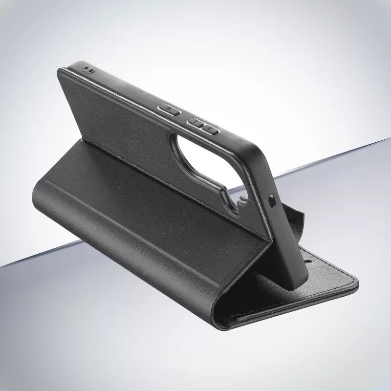 Cellularline Book Agenda - Galaxy S26 Book-style case with faux leather finish, magnetic closure, RFID protection and stand function.