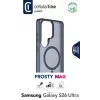 Cellularline FROSTY MAG - Galaxy S26 Ultra Semi-transparent case with matte finish and colored edges, compatible with the Qi2 ecosystem and magnetic accessories for Samsung.
