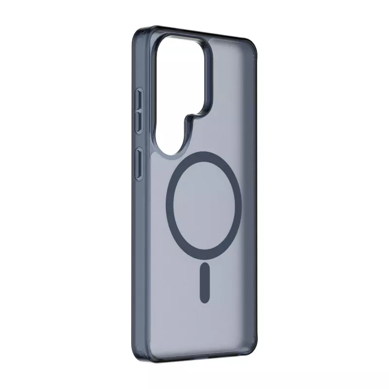 Cellularline FROSTY MAG - Galaxy S26 Ultra Semi-transparent case with matte finish and colored edges, compatible with the Qi2 ecosystem and magnetic accessories for Samsung.