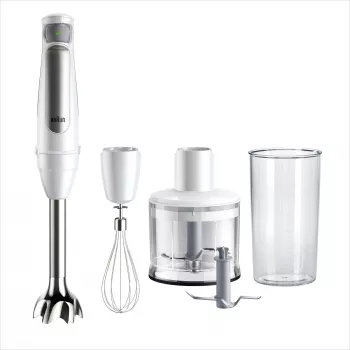 Braun MultiQuick 7 MQ7035IWH 0.6 L Immersion blender 1000 W Stainless steel, White