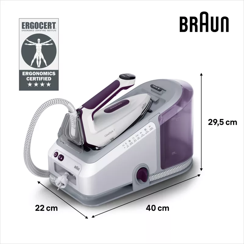 Braun CareStyle 7 IS7266VI 2700 W 2 L EloxalPlus soleplate Violet