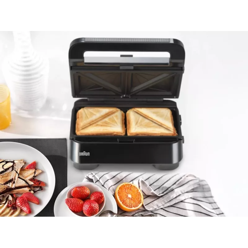 Braun Snack Maker 5 SM5000 sandwich maker 800 W Black