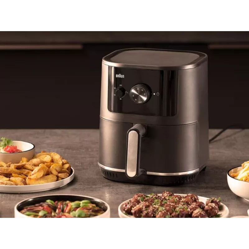 Braun Multi Fry 3 Single 4.3 L Stand-alone 1500 W Hot air fryer Black
