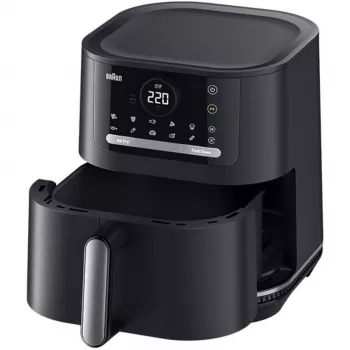 Braun HF5050 Single 5.7 L Stand-alone 2000 W Hot air fryer Black, Grey