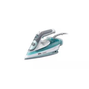 Braun TexStyle 3 SI 5017 GR Steam iron Ceramic soleplate 2700 W Grey, Turquoise, White