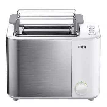 Braun GRILLE-PAIN HT5015WH 13 2 slice(s) 1000 W Grey, White
