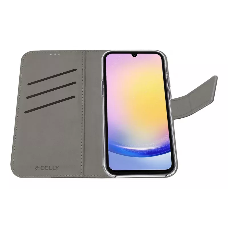 Celly WALLY mobile phone case 16.5 cm (6.5 inch) Wallet case Black