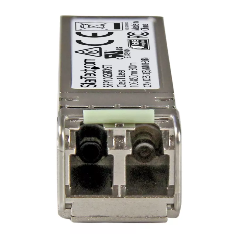 StarTech.com Cisco SFP-10G-SR-X Compatible SFP+ Transceiver Module - 10GBASE-SR~Cisco SFP-10G-SR-X Compatible SFP+ Module - 10GBASE-SR - 10GbE Multimode Fiber MMF Optic Transceiver - 10GE Gigabit Ethernet SFP+ - LC 300m - 850nm - DDM Cisco Firepower, ASR9000, C9300