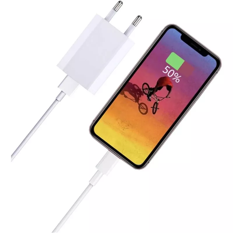 Techly IPW-USB-ECWW mobile device charger Universal White AC Indoor