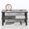 Techly Monitor / Laptop Desk Stand Black, Freestanding, 20 kg, Height adjustment, Black