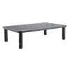 Techly Monitor / Laptop Desk Stand Black, Freestanding, 20 kg, Height adjustment, Black