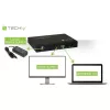 Techly HDMI 4x1 Multi-viewer with seamless switcher, HDMI, Metal, Black, 60 Hz, 1080p, 2.25 Gbit/s