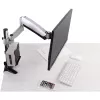 Techly Under Desk Adjustable CPU Support, 5 kg, 75 x 75 mm, 100 x 100 mm, Black