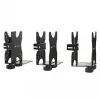 Techly Under Desk Adjustable CPU Support, 5 kg, 75 x 75 mm, 100 x 100 mm, Black