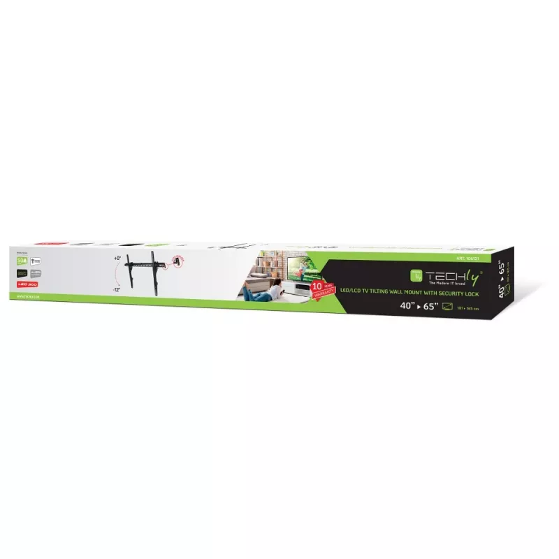 Techly ICA-PLB-133LTY 165.1 cm (65 inch) Black