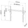 Techly ICA-PLB-133LTY 165.1 cm (65 inch) Black