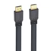 Techly HDMI 2.0 Flat Cable High Speed with Ethernet A/A M/M 1m