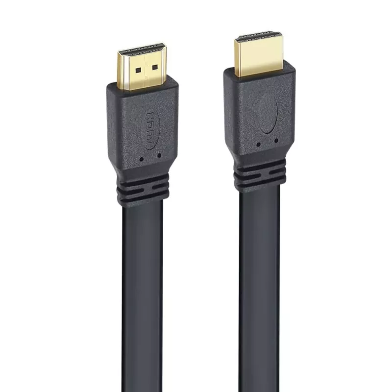 Techly HDMI 2.0 Flat Cable High Speed with Ethernet A/A M/M 1m
