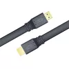 Techly HDMI 2.0 Flat Cable High Speed with Ethernet A/A M/M 1m