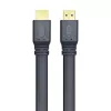 Techly HDMI 2.0 Flat Cable High Speed with Ethernet A/A M/M 1m