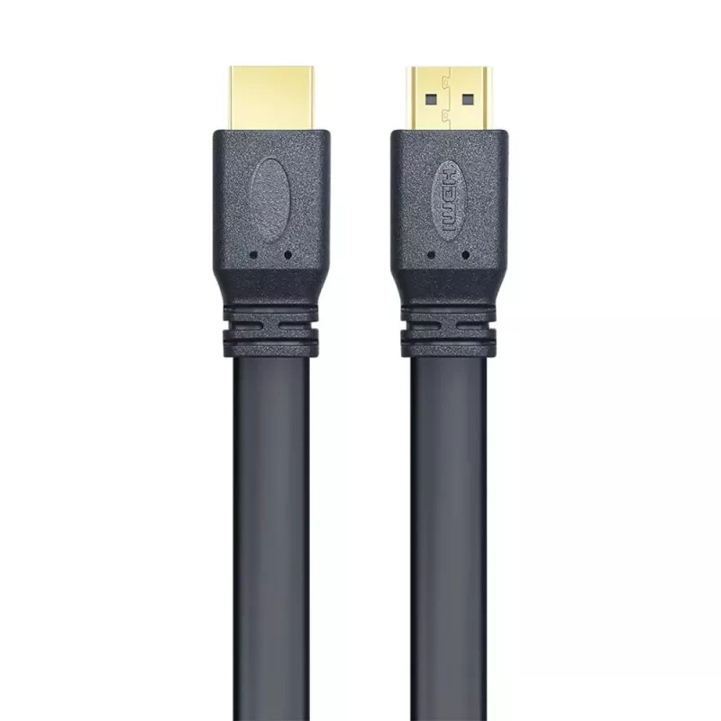 Techly HDMI 2.0 Flat Cable High Speed with Ethernet A/A M/M 1m