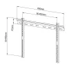 Techly ICA-PLB-114L 165.1 cm (65 inch) Black