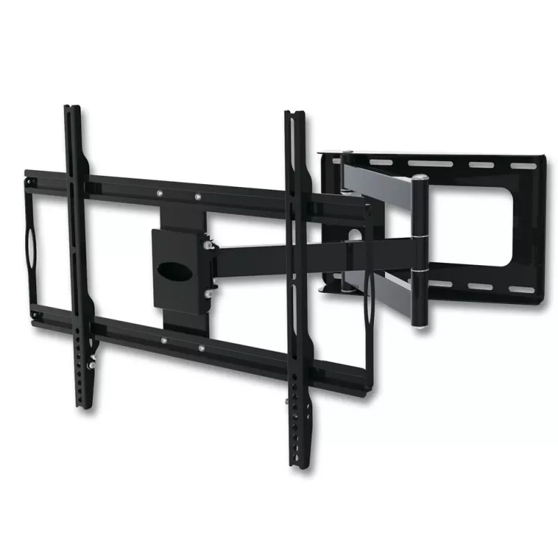 Techly Slim Wall Mount for 32-70 inch LCD LED TV Black, 81.3 cm (32 inch), 177.8 cm (70 inch), 45 kg, 600 x 400 mm, -10 - 5°, Black