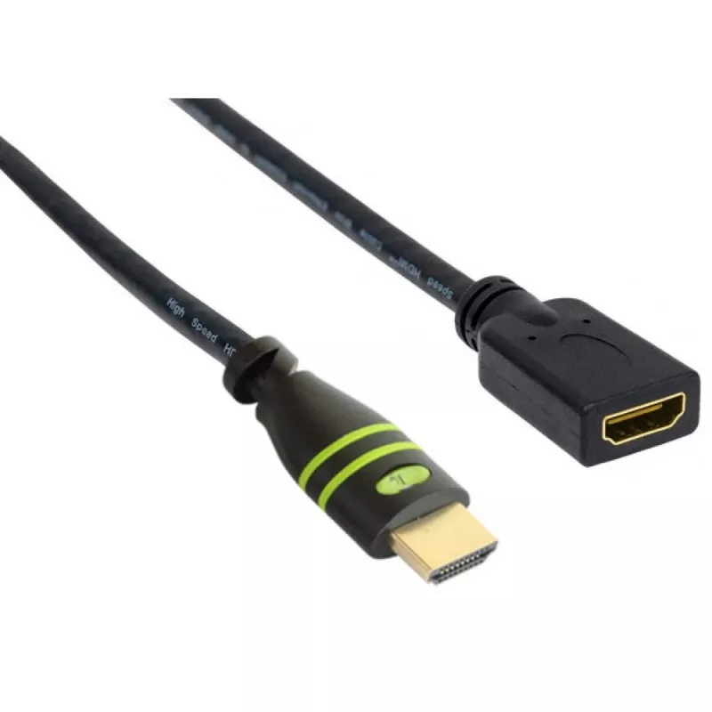 Techly HDMI High Speed with Ethernet Extension Cable 4K 60Hz M / F 3.0 m