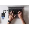 Techly Compact Smart Card Reader/Writer USB-C™ White, USB 2.0, 1.5 m, Black, 102 g