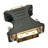 Techly DVI Male/VGA Female Analog Video Adapter Black, DVI-A, VGA, Black