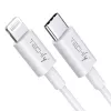 Techly Charging and Synchronization Cable USB-C to Lightning 1 m White