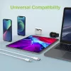 Techly Charging and Synchronization Cable USB-C to Lightning 1 m White