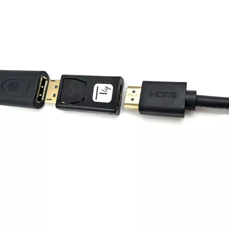 Techly IADAP DSP-2124K cable gender changer Black