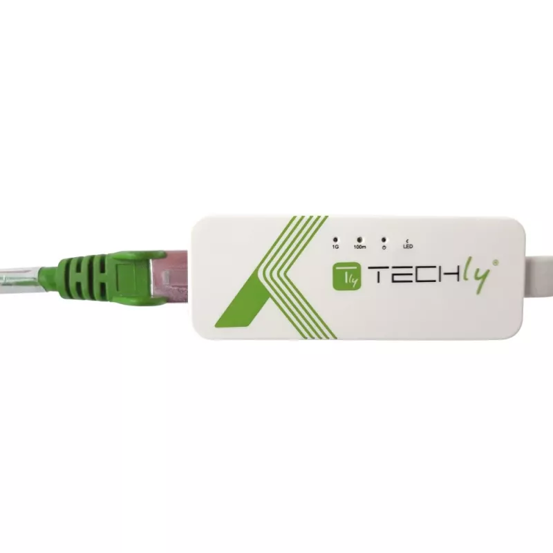 Techly IDATA USB-ETGIGA-3A network card Ethernet 5000 Mbit/s