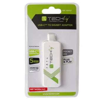 Techly IADAP USB31-ETGIGA3 network card Ethernet 5000 Mbit/s