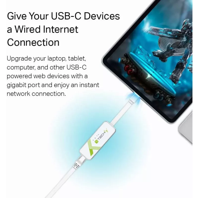 Techly IADAP USB31-ETGIGA3 network card Ethernet 5000 Mbit/s