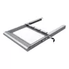 Dataflex Addit hardware security drawer 622, Silver, Steel, Monochromatic, 530 mm, 450 mm, 75 mm