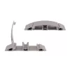 Dataflex Addit cable protector 150 cm - straight 422, Cable protector, Silver, Aluminium, 500 kg, 2 cm, 145 mm