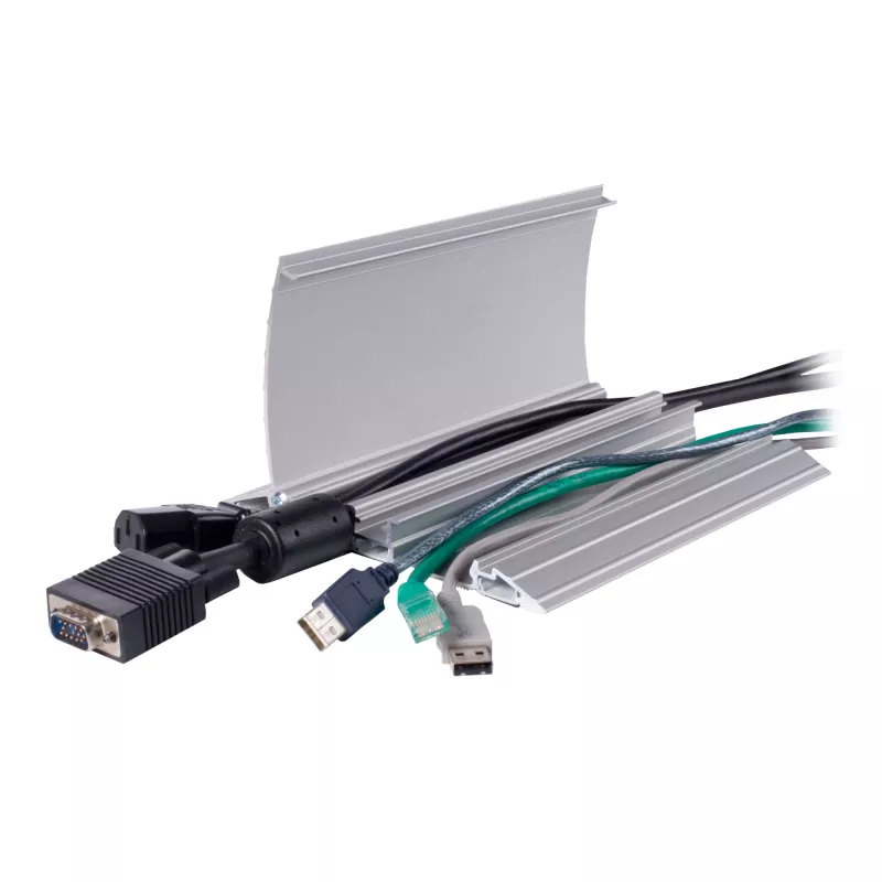 Dataflex Addit cable protector 118 cm - straight 452, Silver, Aluminium, 500 kg, 2 cm, 145 mm, 180 mm