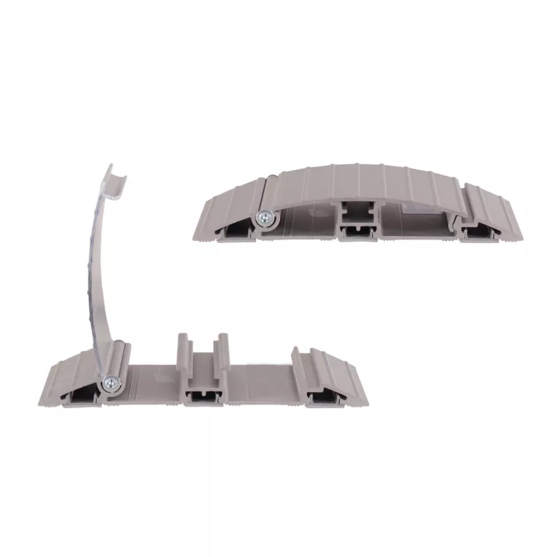 Dataflex Addit cable protector 118 cm - straight 452, Silver, Aluminium, 500 kg, 2 cm, 145 mm, 180 mm