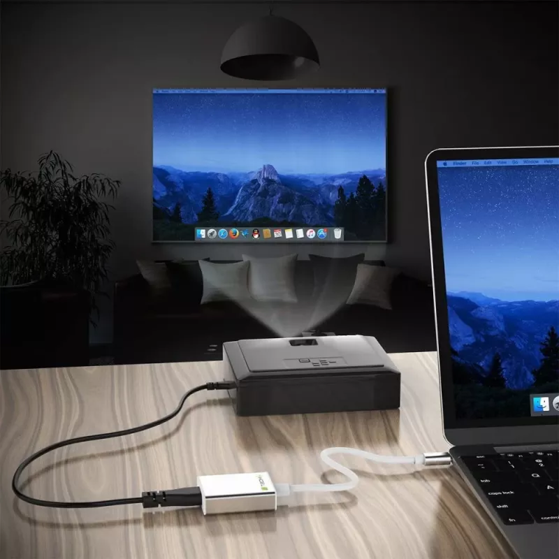 Techly Converter Cable Adapter USB 3.1 Type C to HDMI 1.4, 3.2 Gen 2 (3.1 Gen 2), USB Type-C, HDMI output