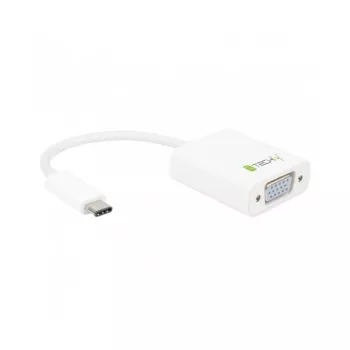 Techly IADAP-USB31-VGA USB graphics adapter White