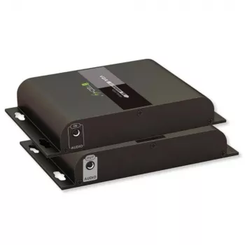 Techly IDATA EXTIP-383V AV extender AV transmitter & receiver Black