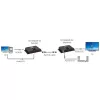 Techly IDATA EXTIP-383V AV extender AV transmitter & receiver Black