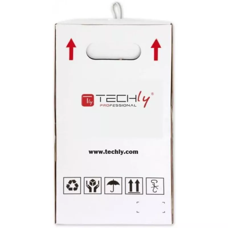 Techly ITP-C6U-FL networking cable Grey 305 m Cat6 U/UTP (UTP)